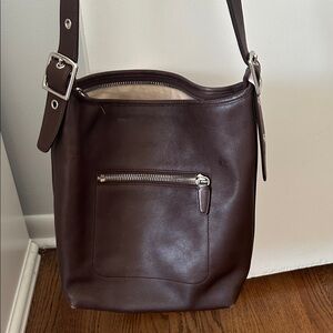 Coach Brown Leather Shoulder Bag